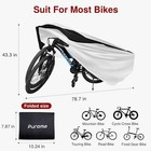 Waterproof Bicycle Cover Outdoor Rain Sun Uv Protector Cover For Bike Dustproof
