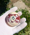Joe Camel Marbled Pool Ball Swirl   15 Pool Billiard Ball  nos  Scarce