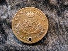 Old World Token Coin Bank Of Upper Canada Half Penny 1857 Kmtn2 St  George 592