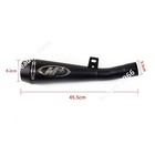 For Kawasaki Ninja Zx6r Zx636 2024-2025 Motorcycle Exhaust Pipe Slip-on Muffler