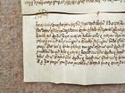 King James 17th Century Pair Of Handwritten Latin Vellum Documents Yorkshire 
