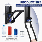 Can Crusher  high-strength Alloy   With Ergonomic Handle  Rivet-fixed