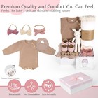 Meloom Deluxe Baby Girl Gift Set  Newborn Baby Shower Gifts Basket  Newborn G   