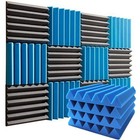 12-96pcs Acoustic Foam Panel Wall Tiles Record Studio Noise Sound Proof 12 x12 