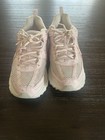 Nike Unisex Kids Size 5 Pink white Mesh Lace-up Low Top Sneakers
