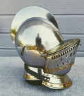 Medieval Knight Helmet Ancient Close     Steel Armor Larp Sca Crusader Helmet
