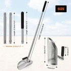 Long Handle Sand Scoop With Shovel For Metal Detecting  Metal Detector At Beach 