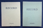 Vintage Federal Supply Service Record Books Green Ledger Journals Lot 2