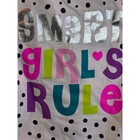 Gerber Graduates Girls 5t White Smart Girls Rule Long Sleeve Graphic Tee Shirt