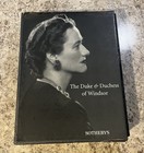 1997 The Duke And Duchess Of Windsor Sotheby s Catalogue Sale 3-book Box Set