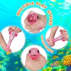 Axolotl Squishy Stress Relief Toy Glitter Fidget Toys Cute Malt Medium  Pink