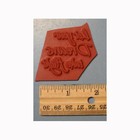 Let Your Dreams Take Flight Unmounted Rubber Stamp  23