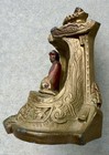 6    Antique Tibet Tibetan Buddhist Temple Shrine  Cast Metal  Rare 