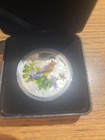 2022 Canada Colourful Birds - Cedar Waxwing - 1 Oz  Pure Silver Coin