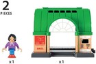 Brio World Central Train Station For Kids Age 3 Years Up - Compatible With All B