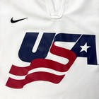 Vintage Team Usa Nike Mens Hockey Jersey White Sz L Olympics America 
