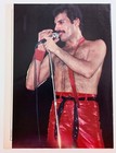 Queen Freddie Mercury Live orig 1982 Poster full Page Magazine Pinup Clipping