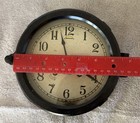 Chelsea Ships Bell Clock In Bulkhead Case Recent Service Read Description