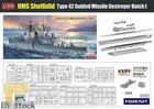 Foreart 3001 1 350 Hms Sheffield Type 42 Guided Missile Destroyer  us Stock 