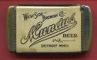 Scarce Antique 1908 Detroit Tigers   Ty Cobb Mundus Beer Baseball Match Safe 