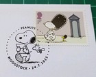 2025 Peanuts 1st Snoopy Linus  First Day Cover Fdc Snoopy Linus Woodstock
