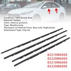 4pcs Door Outside Weatherstrip Belt 82210m6000 For Kia K3 Forte Cerato 2019-2023