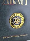 The Army With Padded Cover   Embossed Medallion  14 x10   Leather Bound New