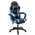 Gaming Chair Office Chair Reclining Back Computer Swivel Desk Chair Footrest Us