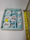 Vintage 60 s Era Mini Childs Tea Set hand Painted  Made In Japan