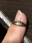 Vintage 10k Gold Filled Baby Infant Ring Tiny Persian Turquoise Pinkie Ring Sz3