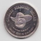 1972 Calgary Alberta Fine Silver Trade Dollar Token Canada Stampede