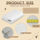 Teenyyou 36  X 76  Mosaic Mesh For Back Mounted Tile X 76   Non Sticky