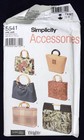 Vtg Elaine Heigl Simplicity 5541 Purse Tote Hand Bag Sewing Pattern Uncut Ff