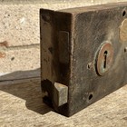 Antique Rim Lock Parker Winder And Achurch Ltd Broad St Birmingham Rare 