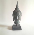 Vintage Bronze   Brass Buddha Statue - Sculpture - Buddhist - Tribal - Thailand