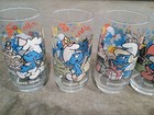 Vintage The Smurfs 1983 Peyo Collector s Promo Drinking Glass Lot Of 6 
