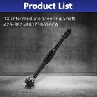 Steering Column Shaft With U Joint For 99-07 Super Duty 00-05 Excursion