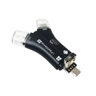 4 In 1 Usb Micro Sd Tf Memory Card Reader Adapter For Iphone Android Pc