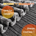 Woomer Heated Blanket King Size  Dual Control  Electric Blanket 90 x 100   Do   
