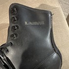 Lange Black Leather Figure Ice Skates Size 6 Senior Lace Boot