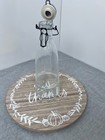 Clear Glass Bottle Water Carafe Swing Top Ceramic Stopper Wire Bail Closure