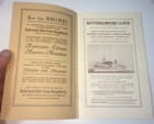 Rare Antique Vintage Guide To Rotterdam Netherlands Travel Booklet  C 1900 s Old