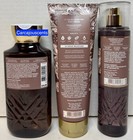 Bath   Body Works Cozy Vanilla Bourbon Body Wash Cream   Fragrance Mist Gift Set