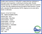 Used Cummins Isb 6 7 Diesel Engine Assembly 149 128 Miles  220 Hp