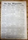Lot Of 5 Original 1896-1898 San Diego California Newspapers - Over 125 Years Old
