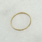 10k Yellow Gold Small Midi Pinky Band Ring Children s Baby Girl Sz 3 0 27g - New