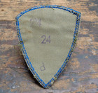 Post Wwii Vintage Us Army Shaef Uniform Removed Woven Patch German Made