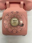 Vtg 1960s Pink Western Electric C d 500 Rotary Dial Phone Desk Telephone As Is