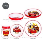 Cars Kids 6 Piece Dinnerware Cutlery Set - Plate bowl cup knife fork spoon