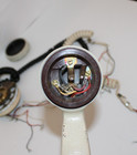 Antique Telephone Western Electric Parts - Brown Bakelite